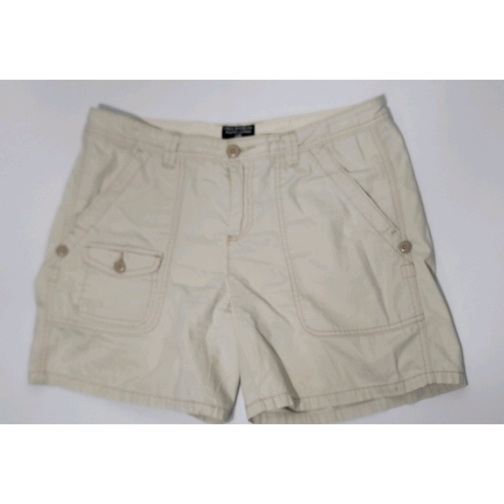 Ralph Lauren Shorts Women's Size 10 Ivory Classic Cargo Mid Rise Cotton Pockets - Picture 6 of 6